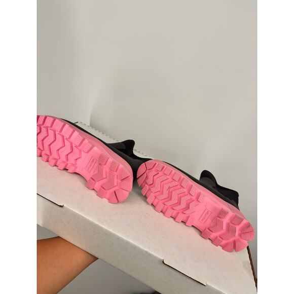 Hunter City Explorer Short Boots in Black With Pink Size 5 - Picture 5 of 5